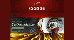 Desktop Screenshot of noodleson11.com