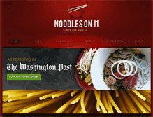 Tablet Screenshot of noodleson11.com